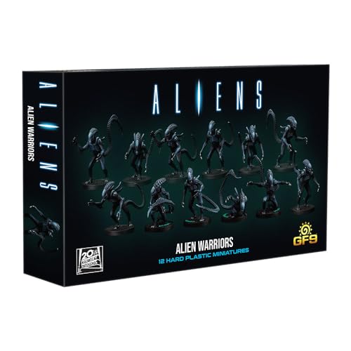 Gale Force Nine GF9ALI18 Alien Warriors (2023), Small, Schwarz von Gale Force Nine