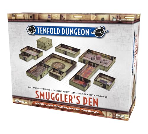 Gale Force Nine GF9TFD11 Tenfold Dungeon: Smuggler's Den, Large von Gale Force Nine