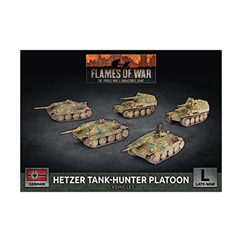 Gale Force Nine Zubehör Flames of War Hetzer/Marder Tank Hunter Platoon (x5 Plastic) -EN von Gale Force Nine