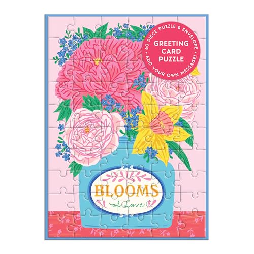 Blooms of Love Greeting Card Puzzle von Galison