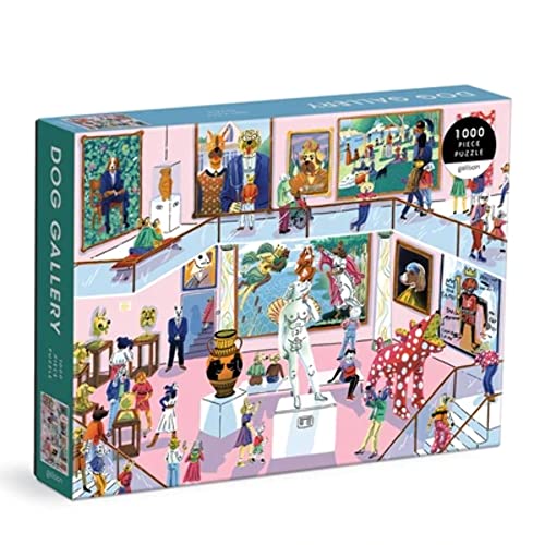 Galison 9780735372238 Hundegalerie Hund Dog Gallery Teile Puzzle, Mehrfarbig, 1000 Pieces von Galison