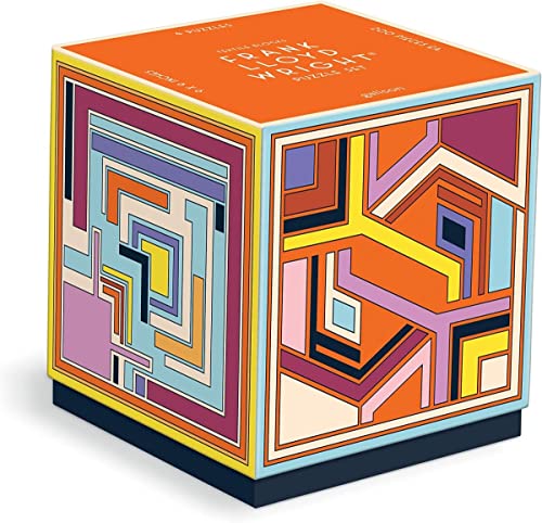 Frank Lloyd Wright Textile Blocks Set of 4 Puzzles von Galison