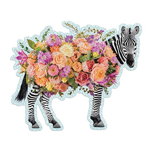 Galison 9780735366879 Party Animal 750 Piece Shaped Puzzle, Zebra Galison 9780735366879 Party Animal 750 Piece Shaped Puzzle, Zebra von Galison