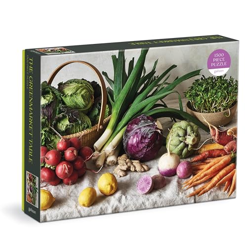 Galison 9780735377608 The Greenmarket Table Puzzle, Mehrfarbig von Galison