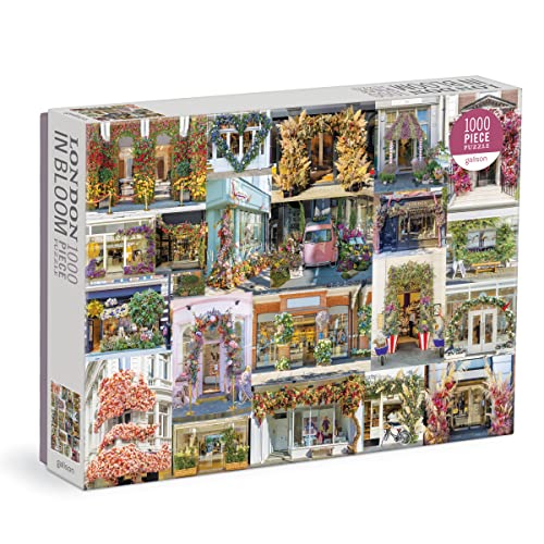 Galison 9780735377622 London in Bloom Puzzle, Mehrfarbig, 1000 von Galison