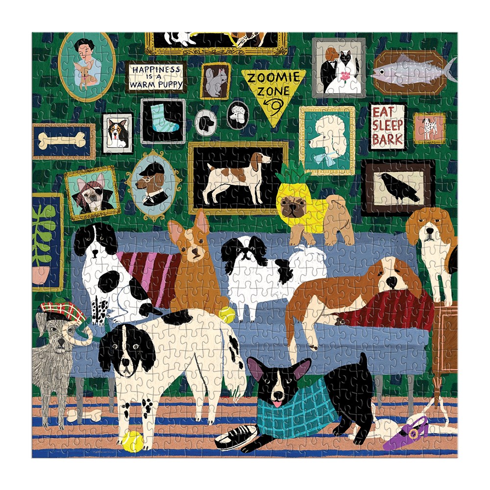 Galison Lounge-Hunde ? 500-teiliges Puzzle 500 Teile Puzzle Galison-37575 von Galison