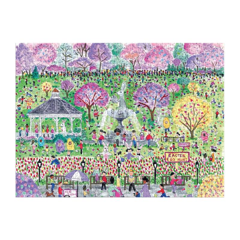 Galison Michael Storrings - Ostereierjagd 1000 Teile Puzzle 1000 Teile Puzzle Galison-38155 von Galison