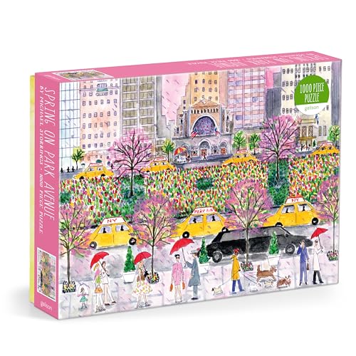 Galison Mudpuppy Michael Storrings Spring on Park Avenue 1000 Piece Puzzle (Puzzles) von Galison