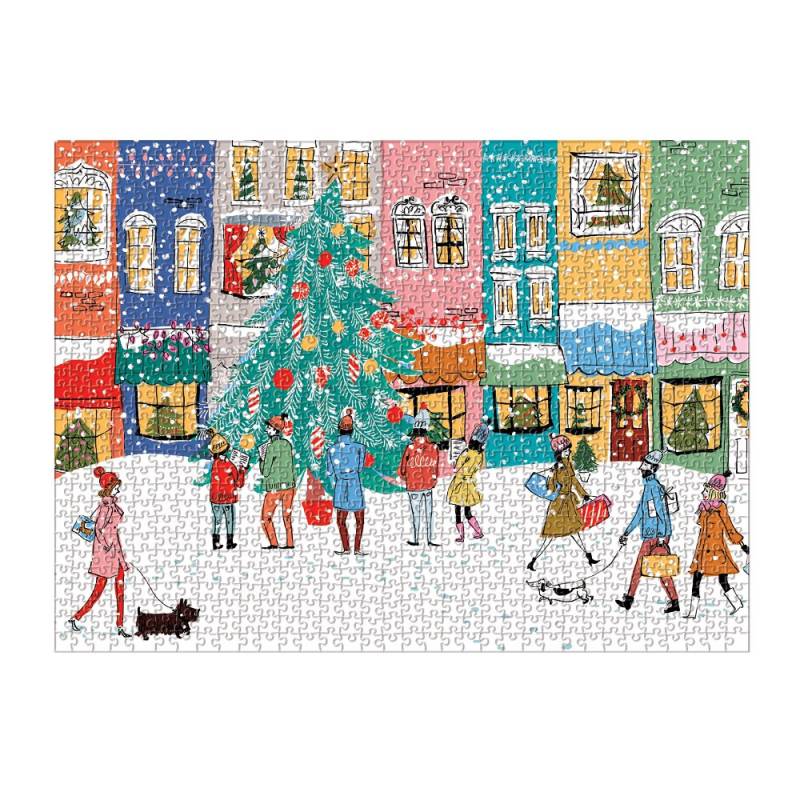 Galison Weihnachtslieder ? 1000-teiliges Puzzle in Quadratischer Box 1000 Teile Puzzle Galison-35685 von Galison