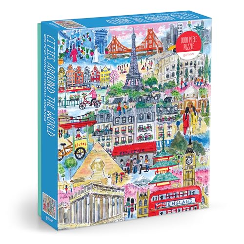 Michael Storrings Cities Around The World 1000 Piece Puzzle von Abrams & Chronicle Books