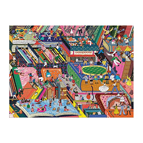 Galison 9780735375956 Novel Neighbourhood Puzzle, Mehrfarbig, 1000 Pieces von Galison