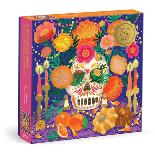 Ofrenda Del Día De Muertos 500 Piece Foil Puzzle Ofrenda Del Día De Muertos 500 Piece Foil Puzzle von Galison