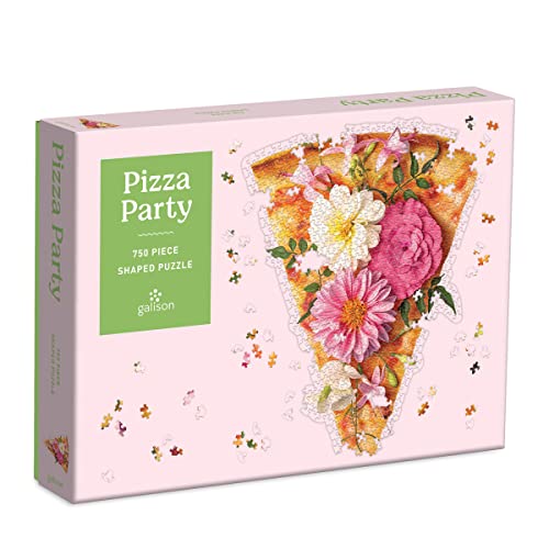 Pizza Party 750 Piece Shaped Puzzle von Galison