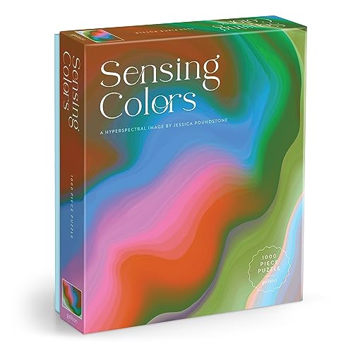 Galison 9780735380585 Colors – 1000-teiliges Jessica Poundstone Puzzle mit kurzlebiger Kunst aus der Hyperspectral Sensing Art Serie von Galison