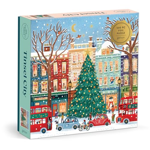 Tinsel City 500 Piece Foil Puzzle Tinsel City 500 Piece Foil Puzzle von Galison