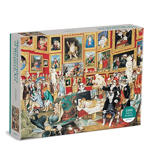 Tribuna of The Uffizi Meowsterpiece of Western Art Puzzle: 1500 Piece von Galison