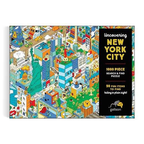 Uncovering New York City Search and Find 1000 Piece Puzzle von Galison