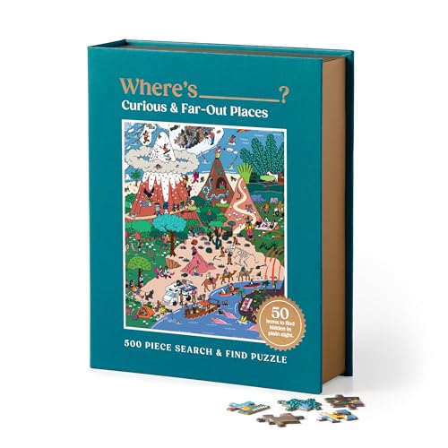 Where's? Curious and Far Out Places Search and Find Puzzle: 500 Pieces von Galison