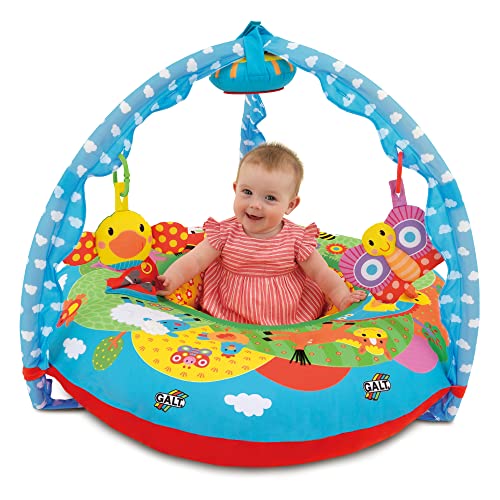 Galt Toys, Playnest and Gym - Farm, Sit Me Up Baby Seat, Ages 0 Months Plus von Galt