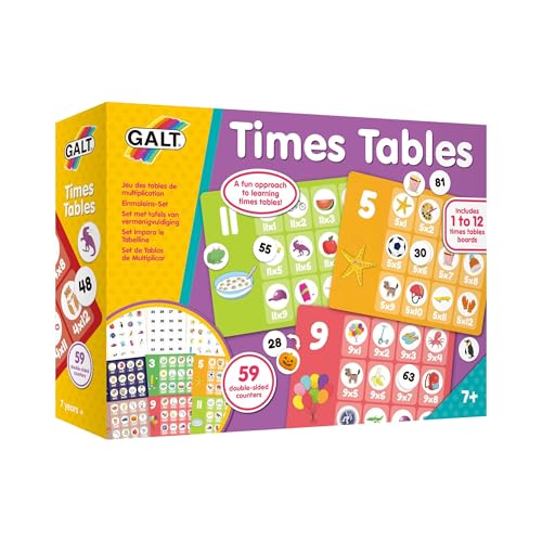 Galt, Times Tables, Times Tables Games, Ages 7 Years Plus von Galt