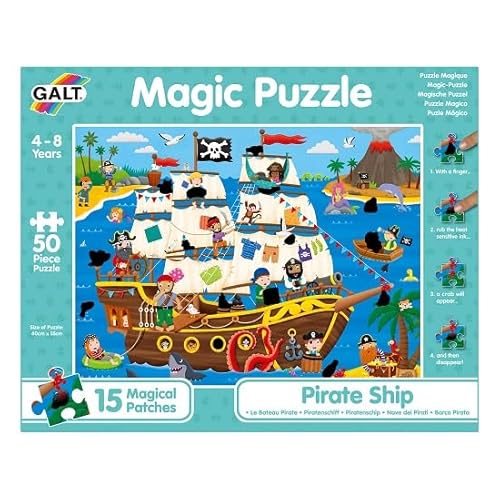 Galt Toys, Magic Puzzle - Pirate Ship, Magic Jigsaw Puzzle, Ages 4 Years Plus Galt Toys, Magic Puzzle - Pirate Ship, Magic Jigsaw Puzzle, Ages 4 Years Plus von Galt