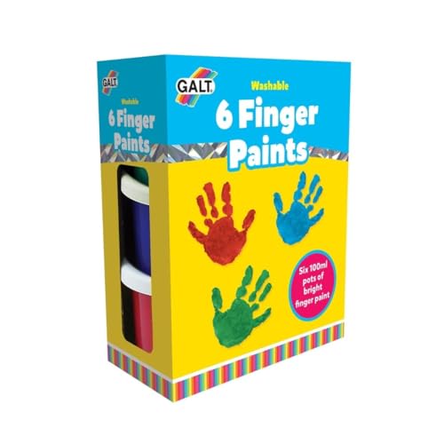 Galt Toys, 6 Finger Paints Washable, Finger Paints for Toddlers, Ages 2 Years Plus Galt Toys, 6 Finger Paints Washable, Finger Paints for Toddlers, Ages 2 Years Plus von Galt