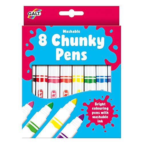 Galt Toys, 8 Chunky Pens - Washable, Chunky Pens for Children, Ages 3 Years Plus von Galt