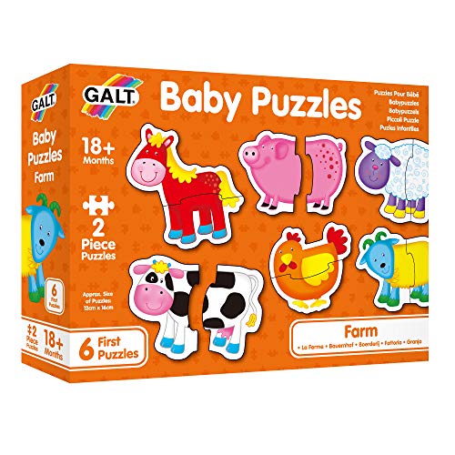 Galt Toys, Baby Puzzles - Farm, Jigsaw Puzzles for Kids, Ages 18 Months Plus von Galt