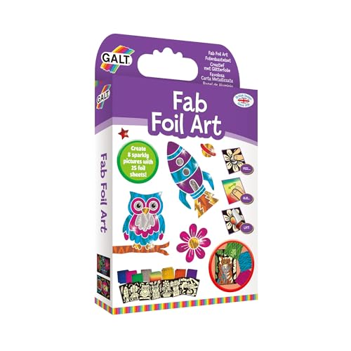 Galt Toys, Fab Foil Art, Craft Kit for Kids, Ages 6 Years Plus von Galt