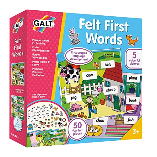 Galt Toys, Felt First Words, Felt Toys for Toddlers, Ages 3 Years Plus von Galt