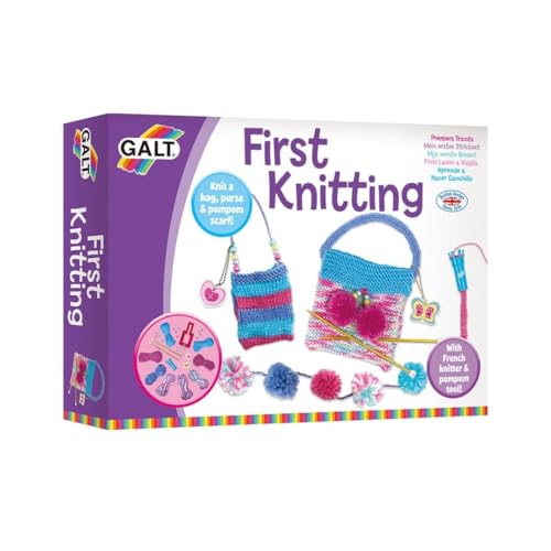 Galt Toys, First Knitting, Kids' Craft Kits, Ages 6 Years Plus von Galt