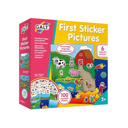 Galt Toys, First Sticker Pictures, Reusable Sticker Activity Kit, Ages 3 Years Plus von Galt