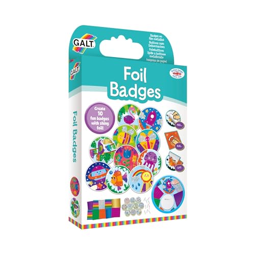 Galt Toys, Foil Badges, Craft Kit for Kids, Ages 6 Years Plus von Galt