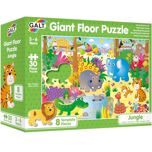 Galt Toys, Giant Floor Puzzle - Jungle, Floor Puzzles for Kids, Ages 3 Years Plus von Galt