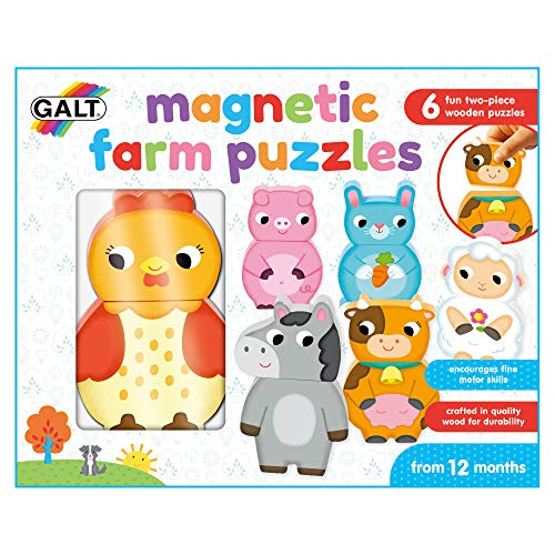 Galt Toys, Magnetic Farm Puzzle, Wooden Magnetic Puzzle, Ages 1 Year Plus von Galt