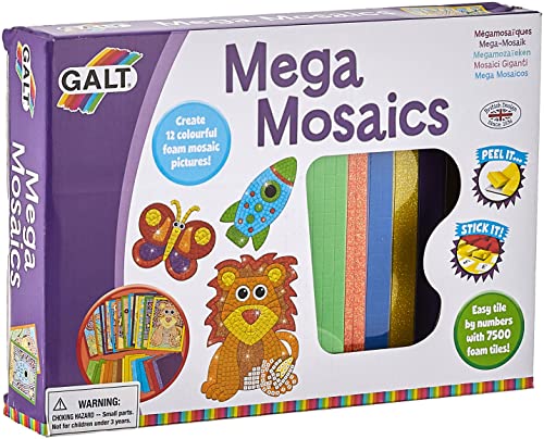 Galt Toys, Mega Mosaics, Kids' Craft Kits, Ages 5 Years Plus von Galt