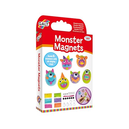 Galt Toys, Monster Magnets, Craft Kit for Kids, Ages 6 Years Plus von Galt