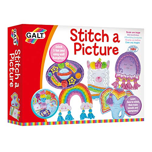 Galt Toys, Stitch a Picture, Kids' Craft Kits, Ages 5 Years Plus von Galt