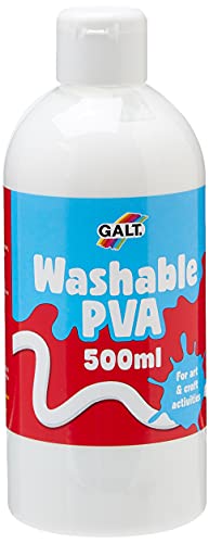 Galt Toys, Washable PVA Glue - 500 ml, Glue for Kids Art & Crafts, Ages 3 Years Plus von Galt