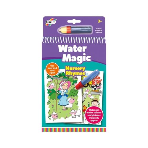 Galt Toys, Water Magic - Nursery Rhymes, Colouring Books for Children, Ages 3 Years Plus von Galt