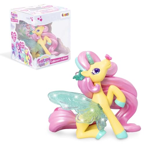 Galupy Rainbow Unicorn Collector Edition Ivy - Einhorn Spielzeug zu Sammeln, Einhorn Figuren mit Glitzerflügeln & Swarovski Kristal von Galupy