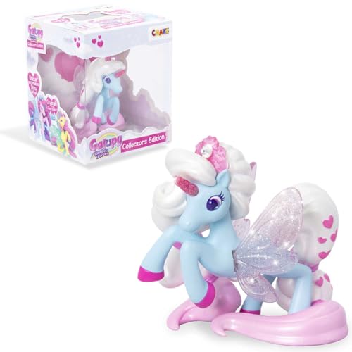 Galupy Rainbow Unicorn Collector Edition Lovely - Einhorn Spielzeug zu Sammeln, Einhorn Figuren mit Glitzerflügeln & Swarovski Kristal von Galupy