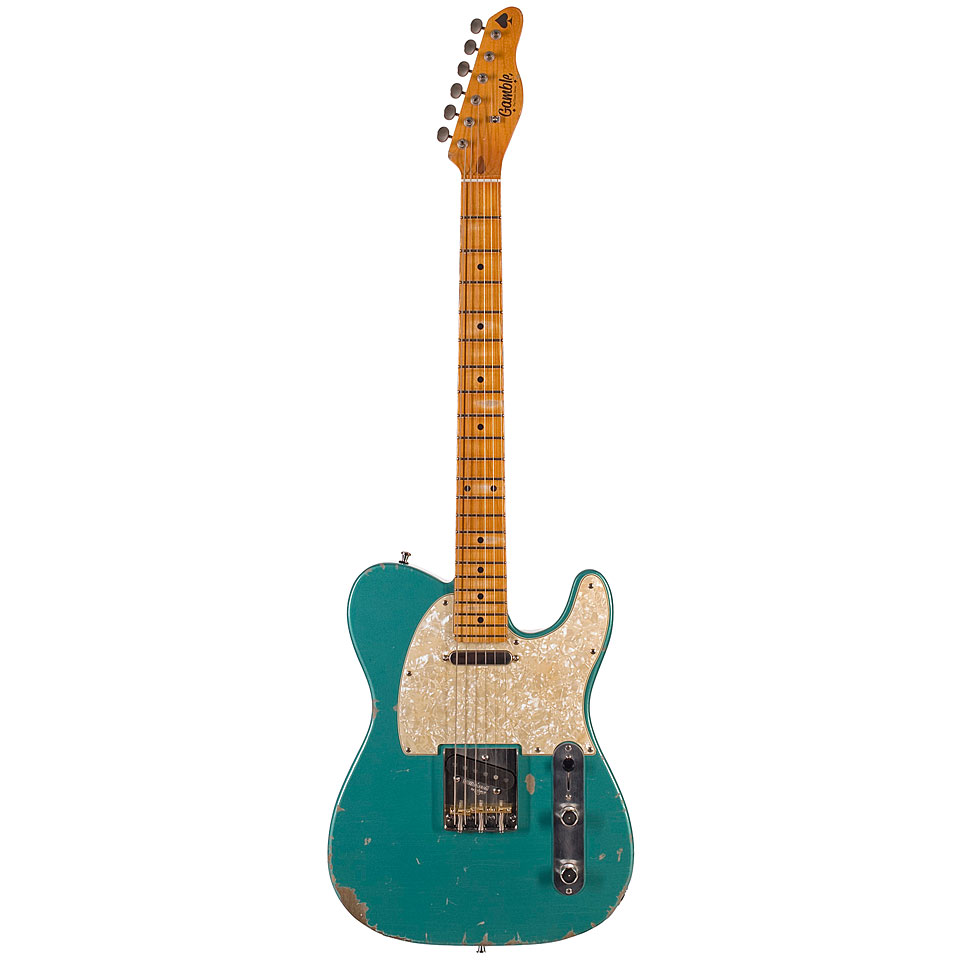 Gamble Guitars Spaderocker Aged Green Metallic E-Gitarre von Gamble Guitars