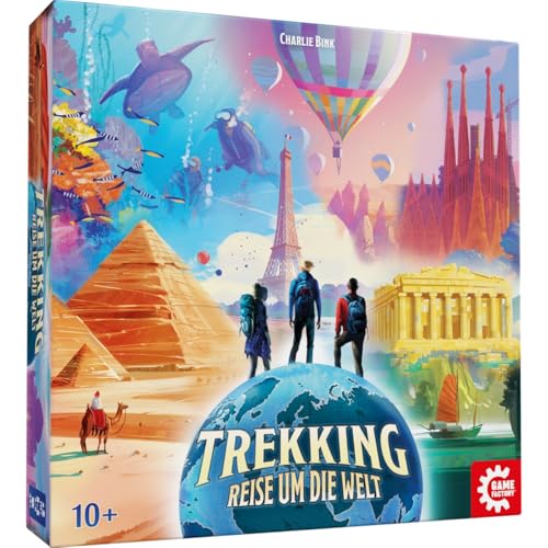 Game Factory 646043 Trekking - Reise um die Welt, Gesellschaftsspiel für 2-5 Spieler, ab 10 Jahren, Brettspiel, Familienspiel Game Factory 646043 Trekking - Reise um die Welt, Gesellschaftsspiel für 2-5 Spieler, ab 10 Jahren, Brettspiel, Familienspiel von Game Factory