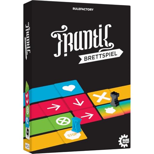 Game Factory 646076 Frantic Brettspiel, das hinterhältige Laufspiel, fieses Gesellschaftsspiel für 2-6 Personen ab 12 Jahren von Game Factory