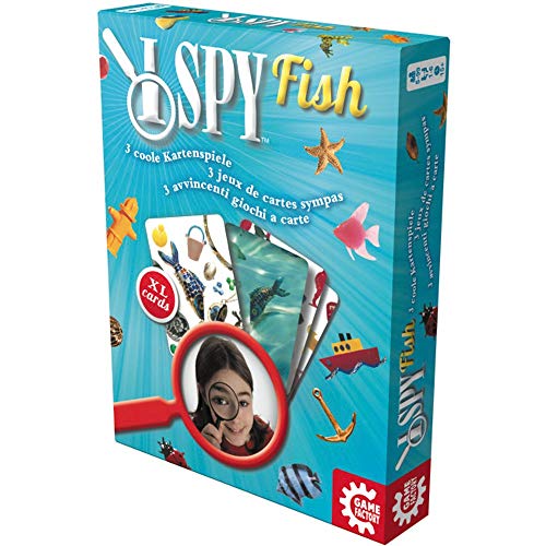 Game Factory 646110 - I Spy - Fish, Kartenspiel mit extra grossen Karten von Game Factory