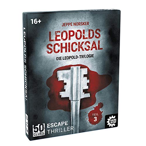 Game Factory 646258 50 Clues-Leopolds Schicksal, Escape-Thriller zum Mitspielen und Rätseln, Exitgame, Rätselspiel, Krimispiel Trilogie, Teil 3 von Game Factory