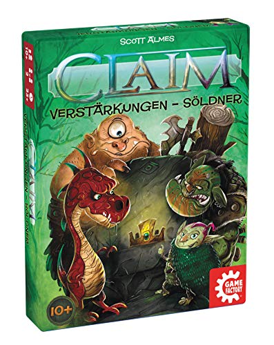 Game Factory 646262 Claim, Kartenspiel, Stichspiel Erweiterung, Verstärkung Söldner von Game Factory