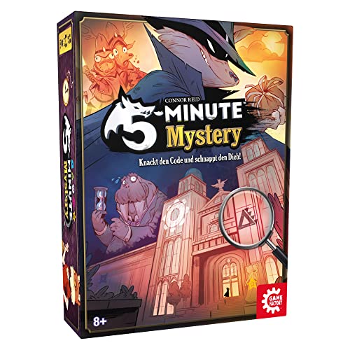 Game Factory 646284 5-Minute Mystery, kooperatives Suchspiel auf Zeit, Gesellschaftsspiel ab 8 Jahren, Knackt den Code und schnappt den Dieb! von Game Factory