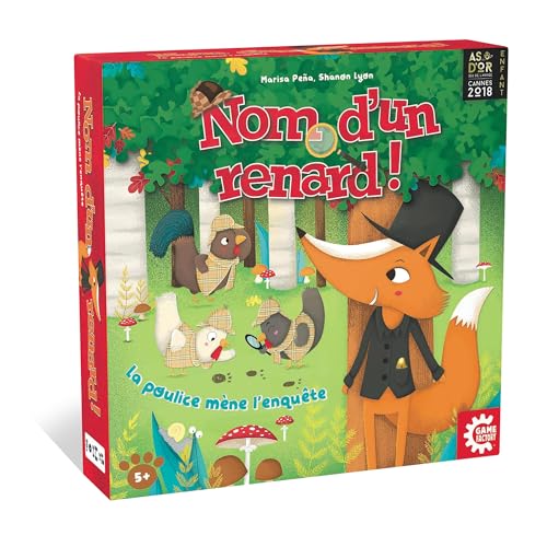 Game Factory Nom d'un Renard - la poulice mène l'enquête - Jeu coopératif Enfant et Famille von Game Factory